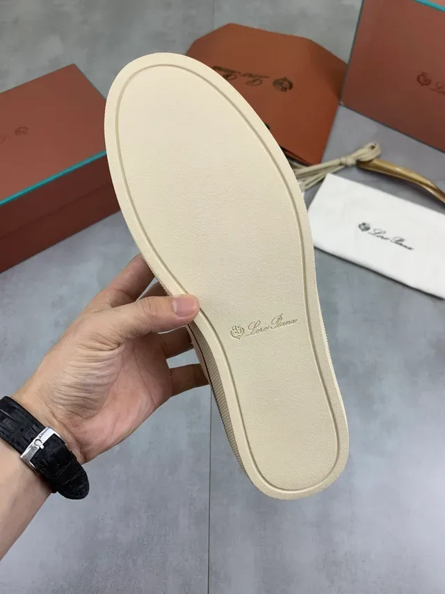 Chaussures canvas low top beige marron 3