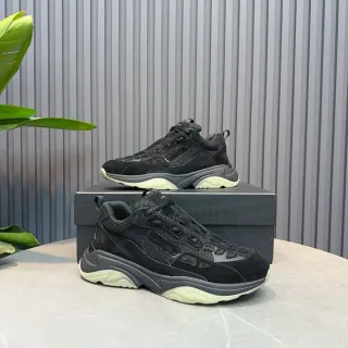 أسود بيج سيليوهيت oversized قاعدة متعددة الطبقات حذاء رياضي chunky