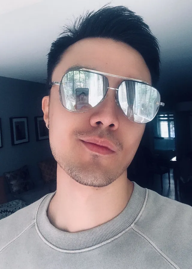 Black Gold Aviator-Inspired Double-Bar Bridge Sunglasses 4