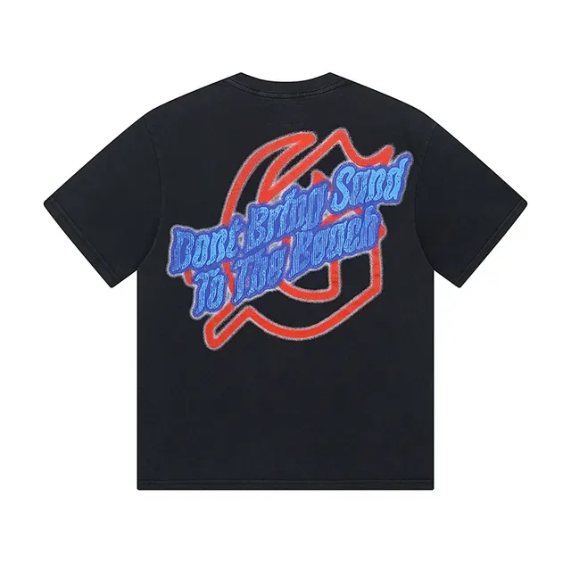 Black Graphic-Print Oversized Band Art T-Shirt 3