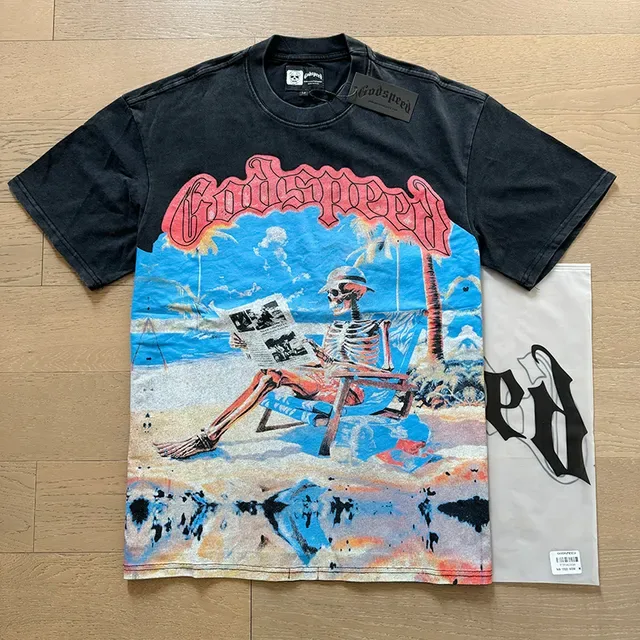 Black Graphic-Print Oversized Band Art T-Shirt 5