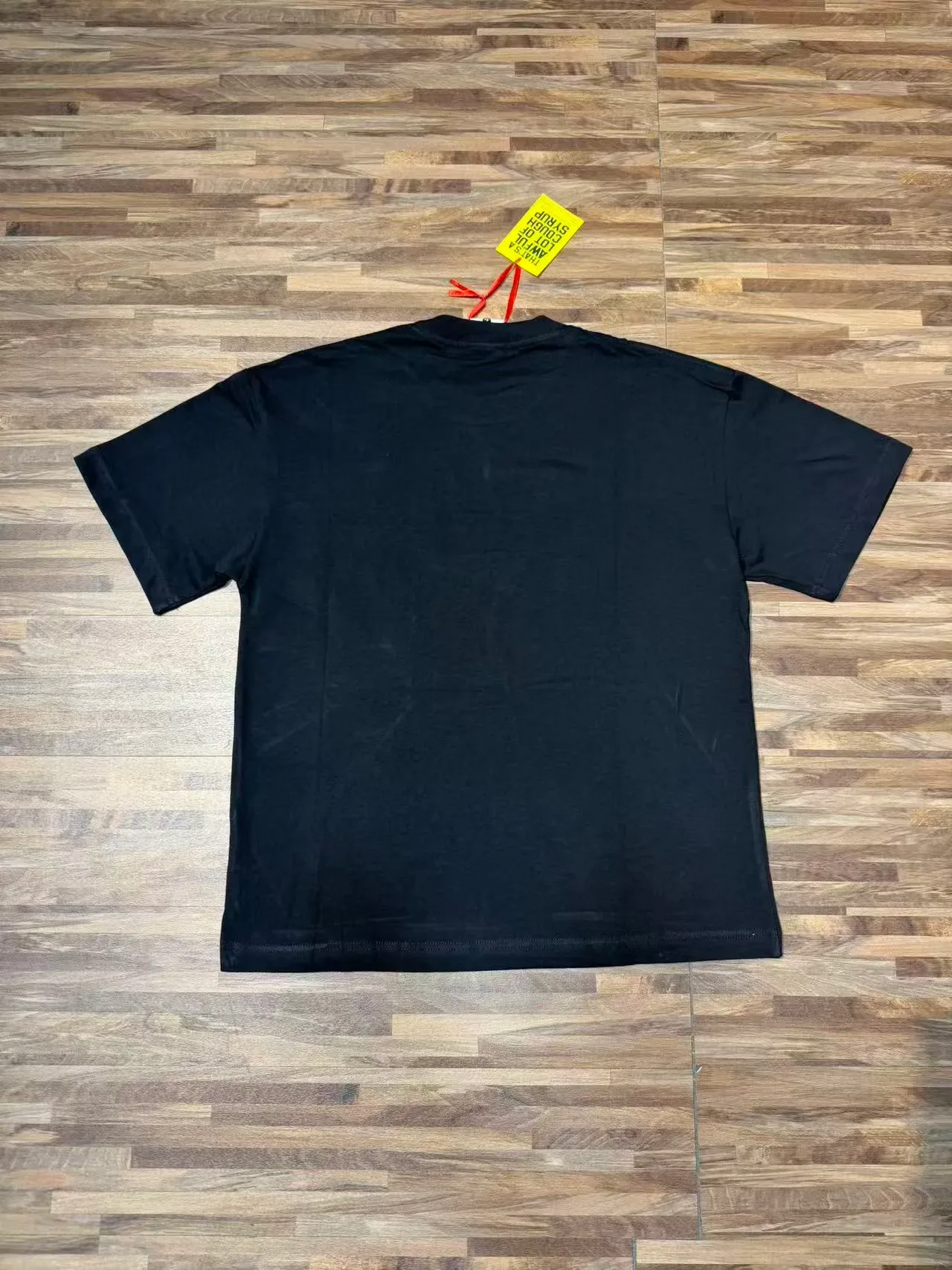 Black Graphic-Print Oversized T-Shirt 4