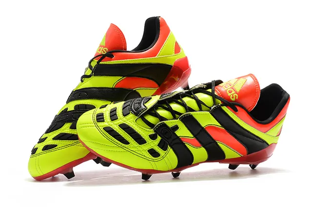 Black Leather Molded Panel Firm-Ground Soccer Shoes 24