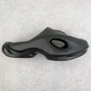 Black Matte Molded Plastic Earphones