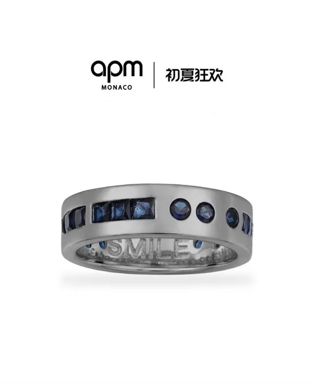 Black Paved Gemstone Channel-Set Rings 2