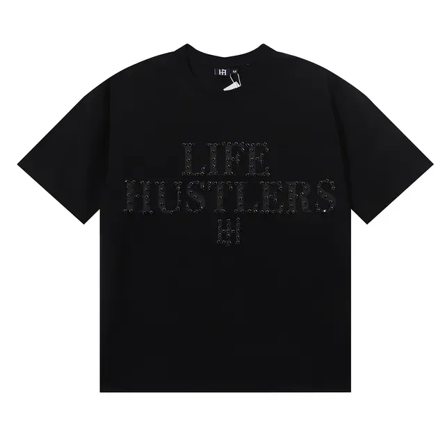 Black White Graphic Print Oversized Fit T-Shirt 6
