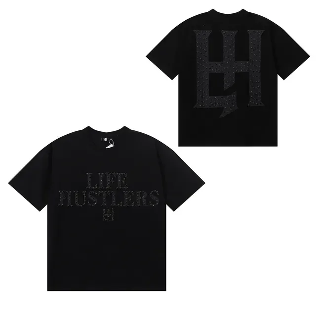 Black White Graphic Print Oversized Fit T-Shirt 9