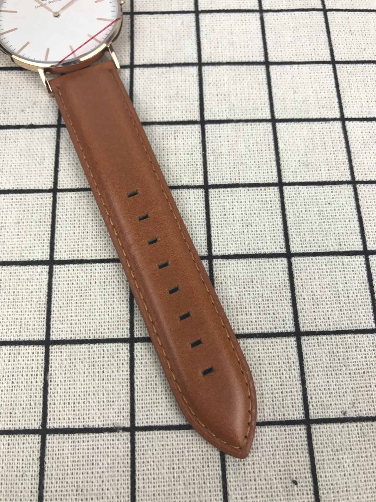 Daniel Wellington Classic Petite Brown Leather Quartz Watch 3
