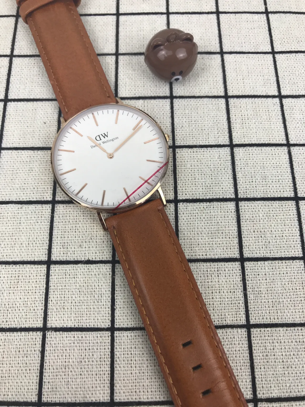 Daniel Wellington Classic Petite Brown Leather Quartz Watch 4