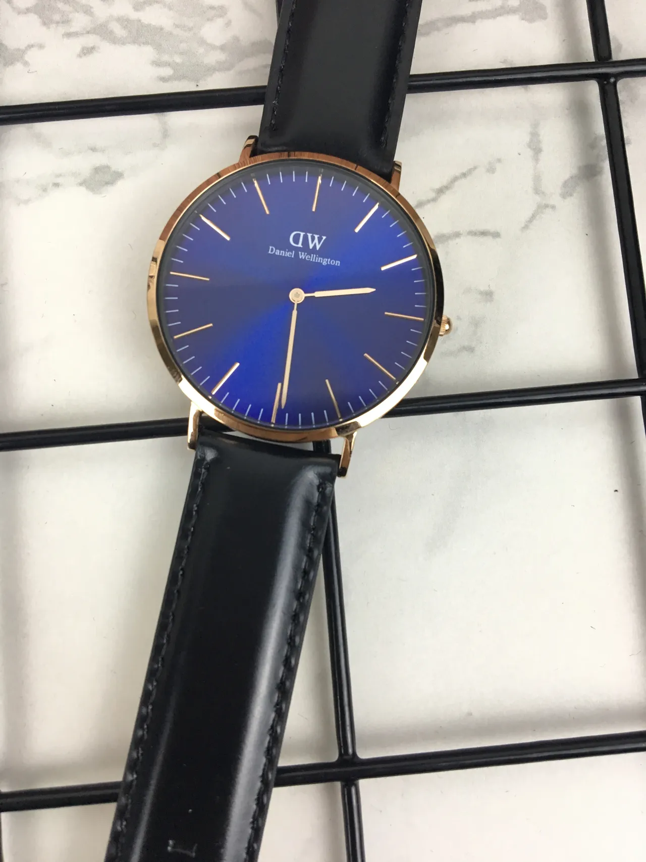 डेनियल वेलिंगटन Icon नीला Sunray Quartz घड़ी 5