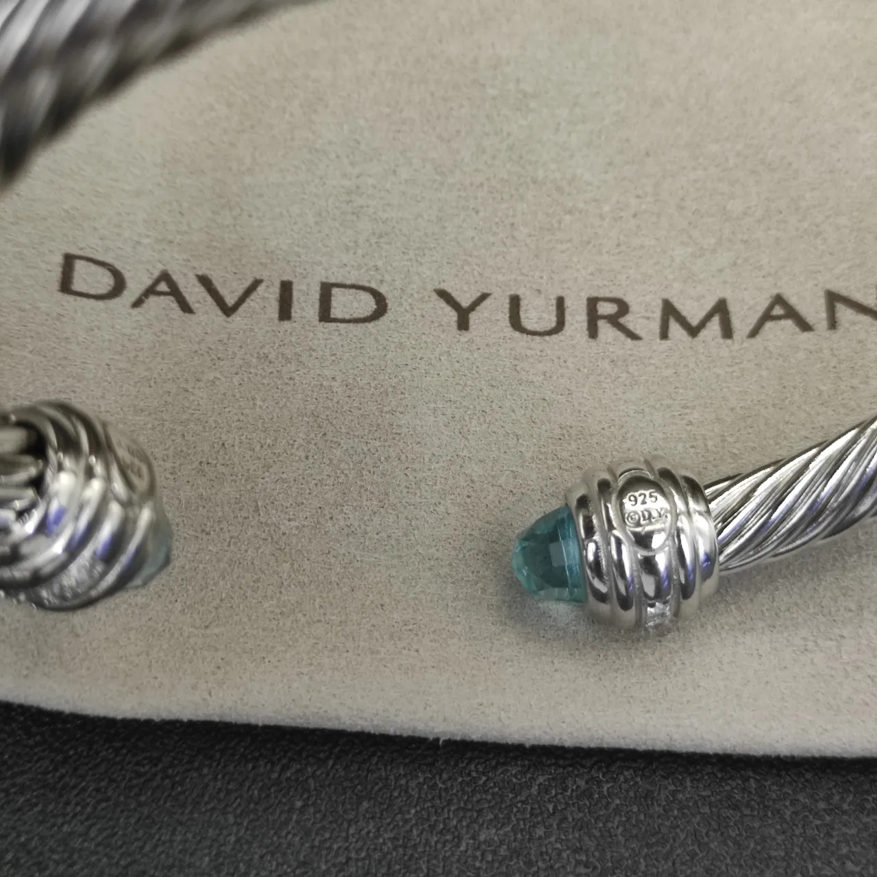 David Yurman Cable Classics سوار كابل ملتوي لؤلؤي وماس 2