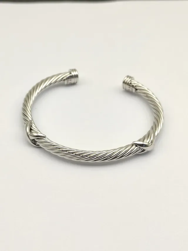 David Yurman Cable Classics Twisted Silver Bracelet 6