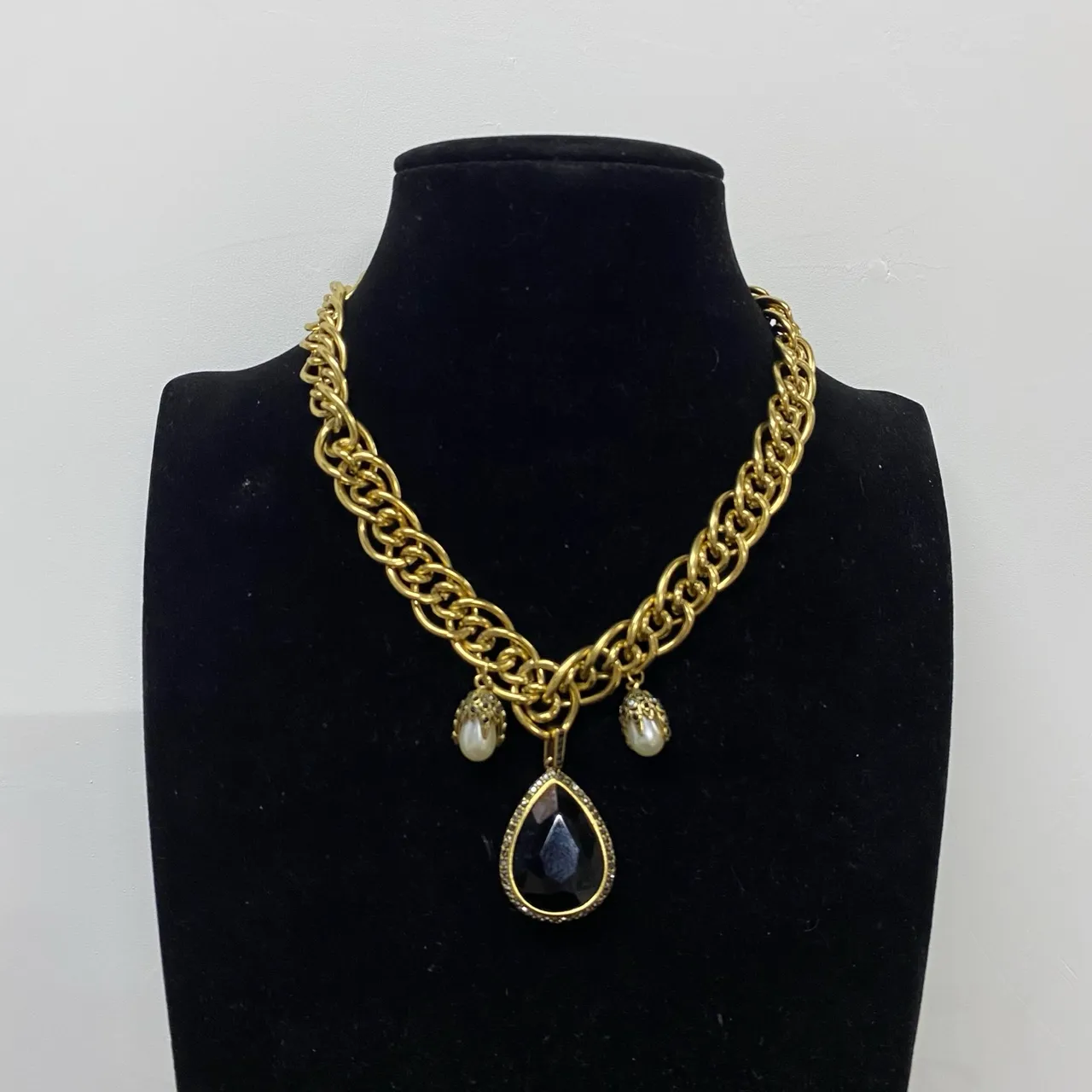 金色玫瑰藤蔓吊坠项链 2