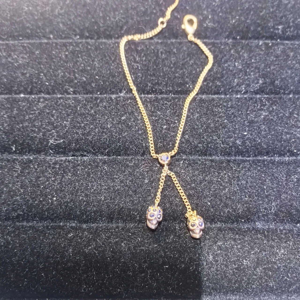 金色玫瑰藤蔓吊坠项链 17