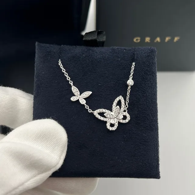 Colar Graff Pavé Motivo de Borboleta de Diamante 4