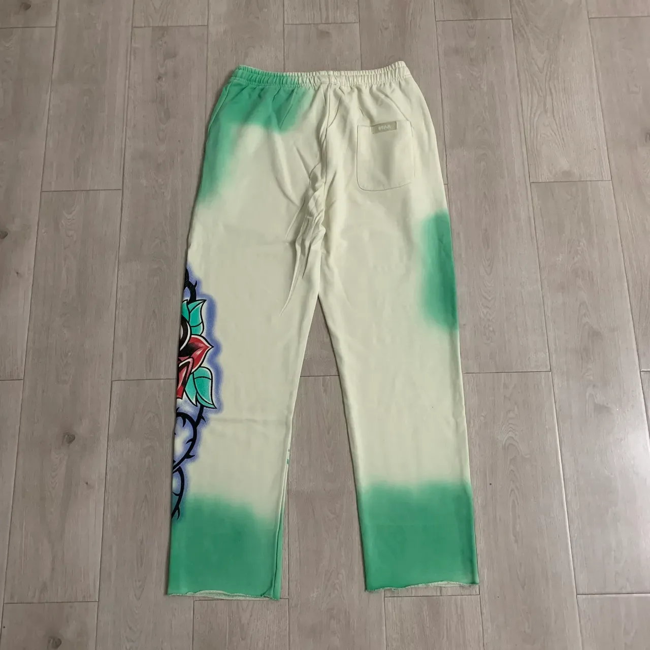 Graphic-Print Dip-Dye Elastic-Waist Loose Fit Sweatpants 3