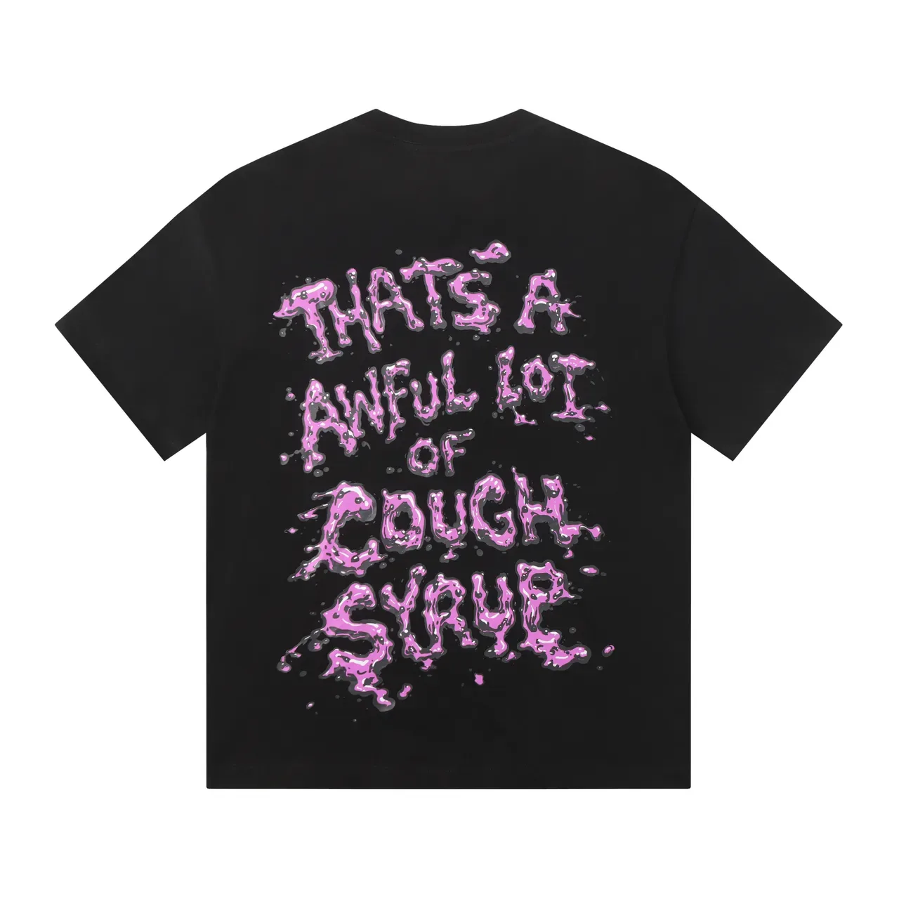 Graphic-Print Heart Liquid Splash T-Shirt 4