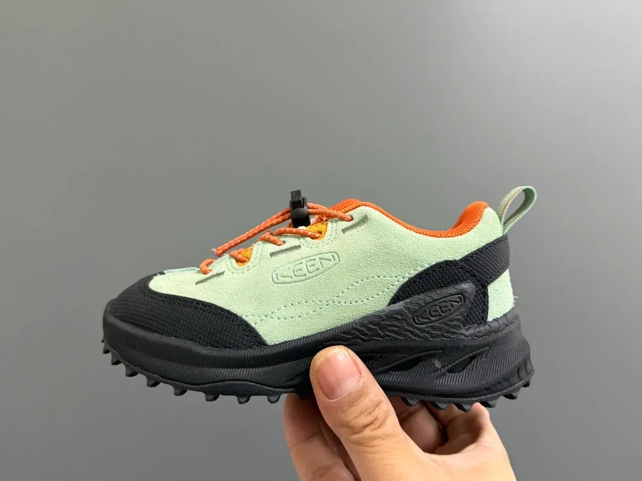 KEEN Green Beige Chunky Sole Mixed-Material Upper Lifestyle Sneakers 21