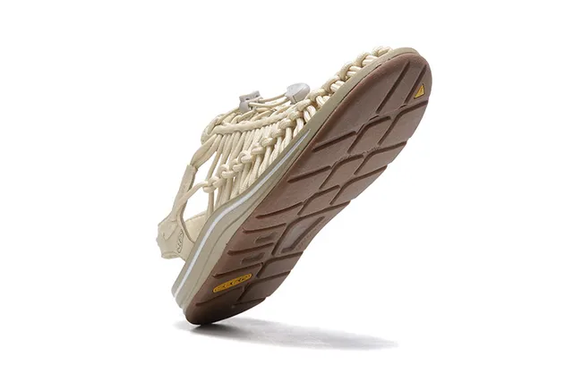 Keen Uneek sandales casuales en corde tissée beige 24