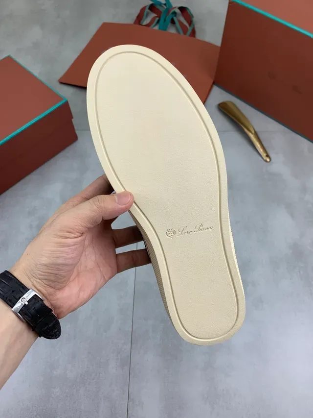 أحذية كانفاس Navy Beige Suede Upper Cream Cupsole 3