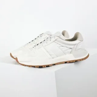 Off-White Quilted Nylon and Leather Runner Sneakers