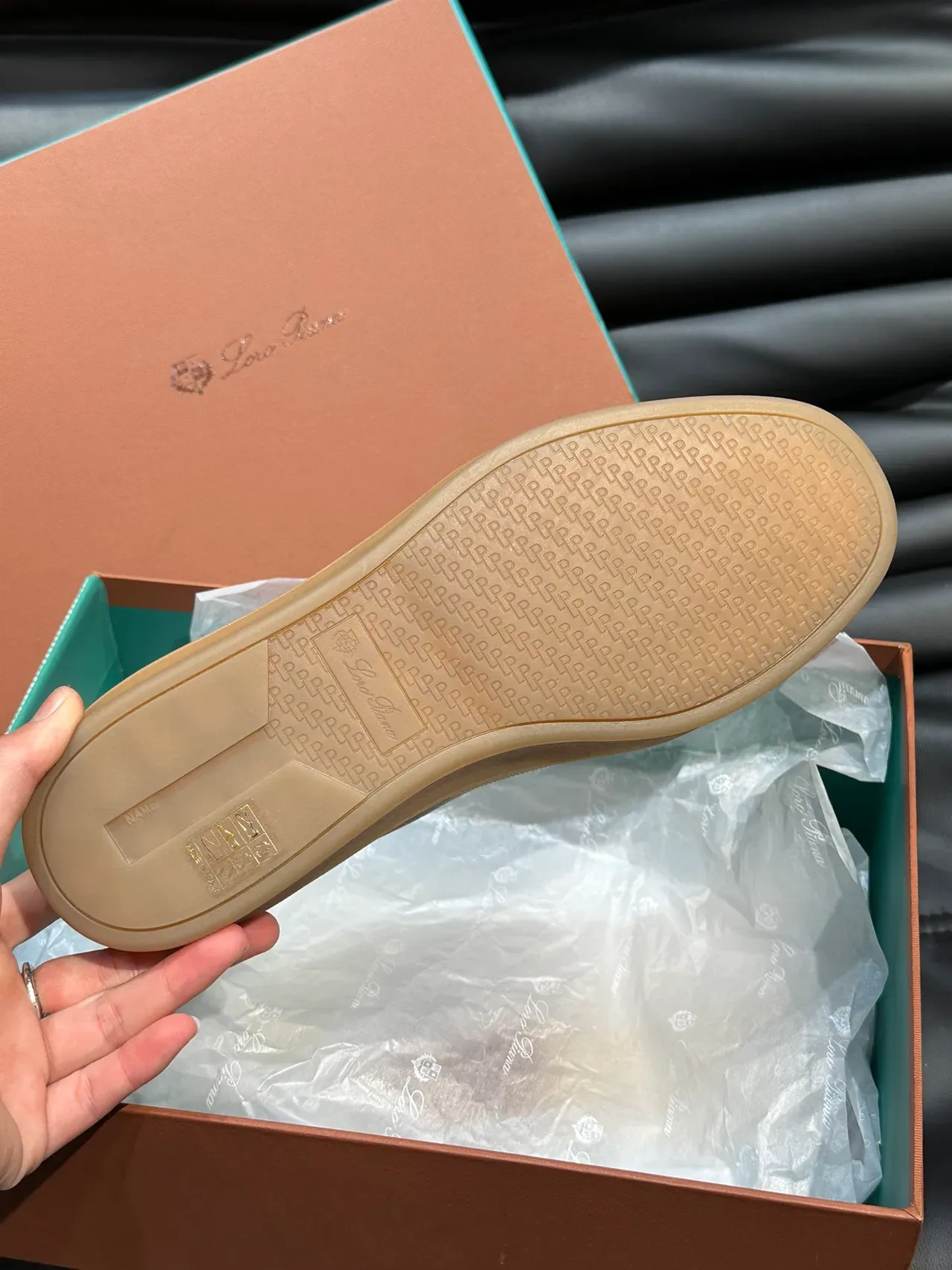 橄榄绿皮革麂皮混搭低帮运动鞋 2