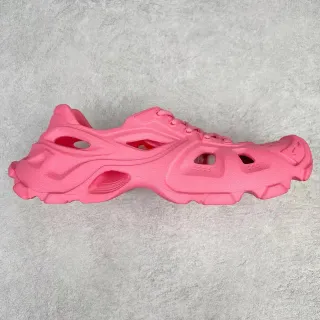 Pink Monolithic Sculpted Chunky Sneaker