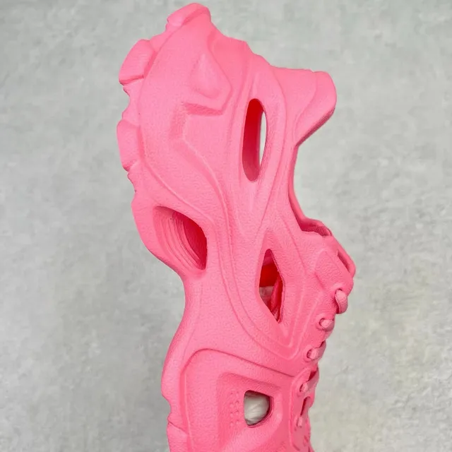 Pink Monolithic Sculpted Chunky Sneaker 5