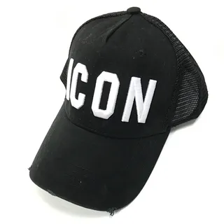 Casquette de baseball trucker rouge blanc brodée surélevée 3