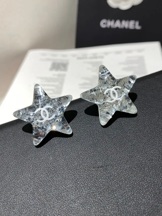 Star-Shaped Faceted Crystal Stud Earring 5