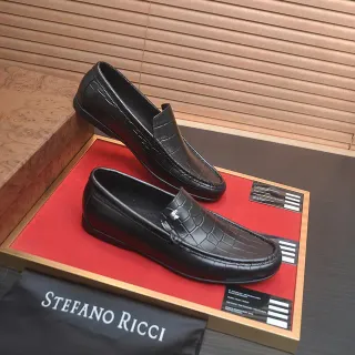 Stefano Ricci কুমির এমবসড চামড়ার লুফার
