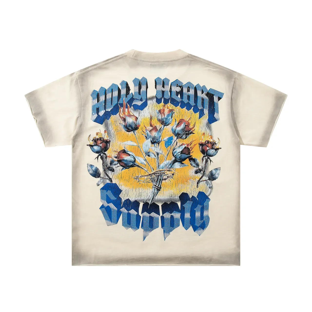 Camiseta oversized gráfica Holy Heart SUPPLY 3
