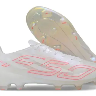 Sapatos de futebol Transparent Red Translucent Monochrome Upper Neon Pink Graphic Overlay Firm-Ground