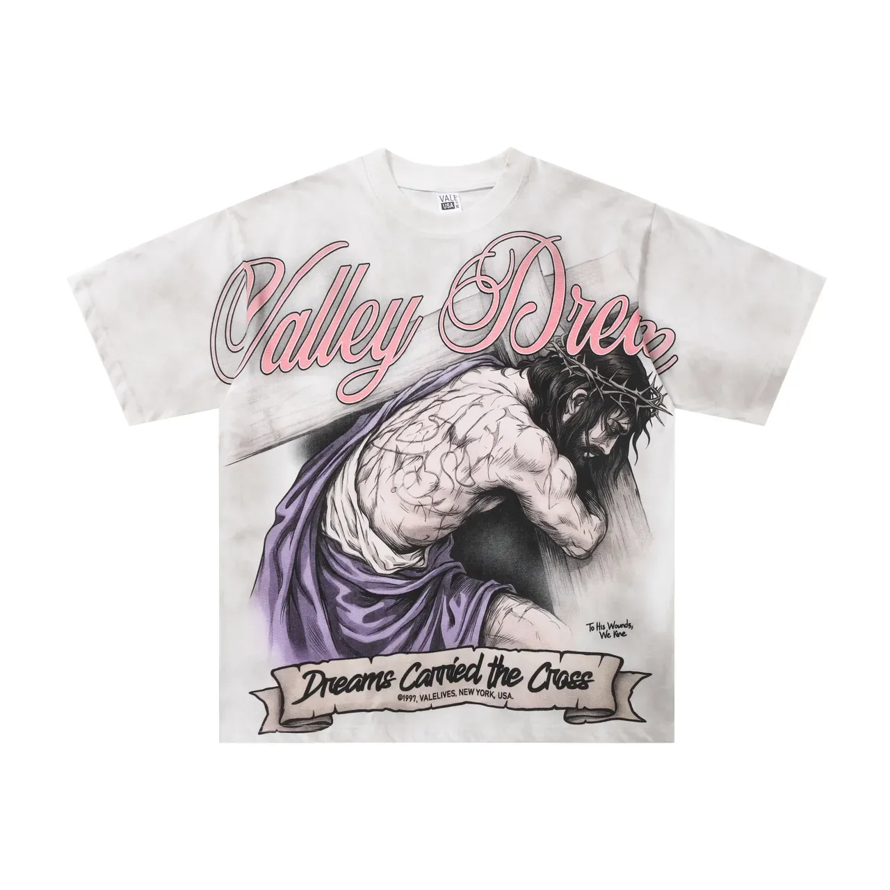 Camiseta gráfica Vale Valley Dream Los sueños llevaron la cruz 3