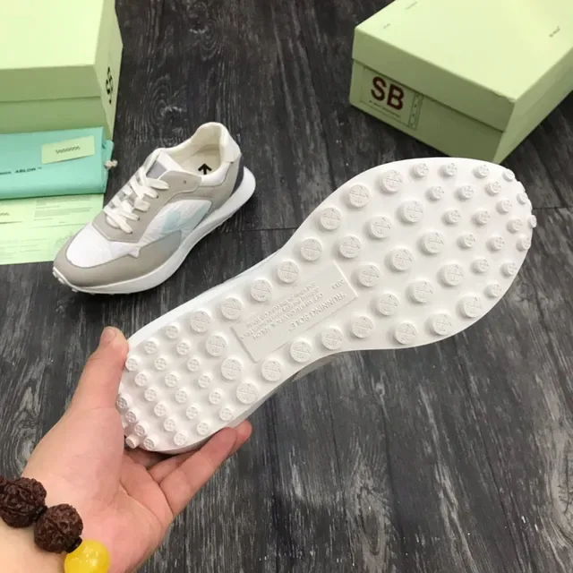 White Beige and Black Layered Upper Lifestyle Sneaker 2