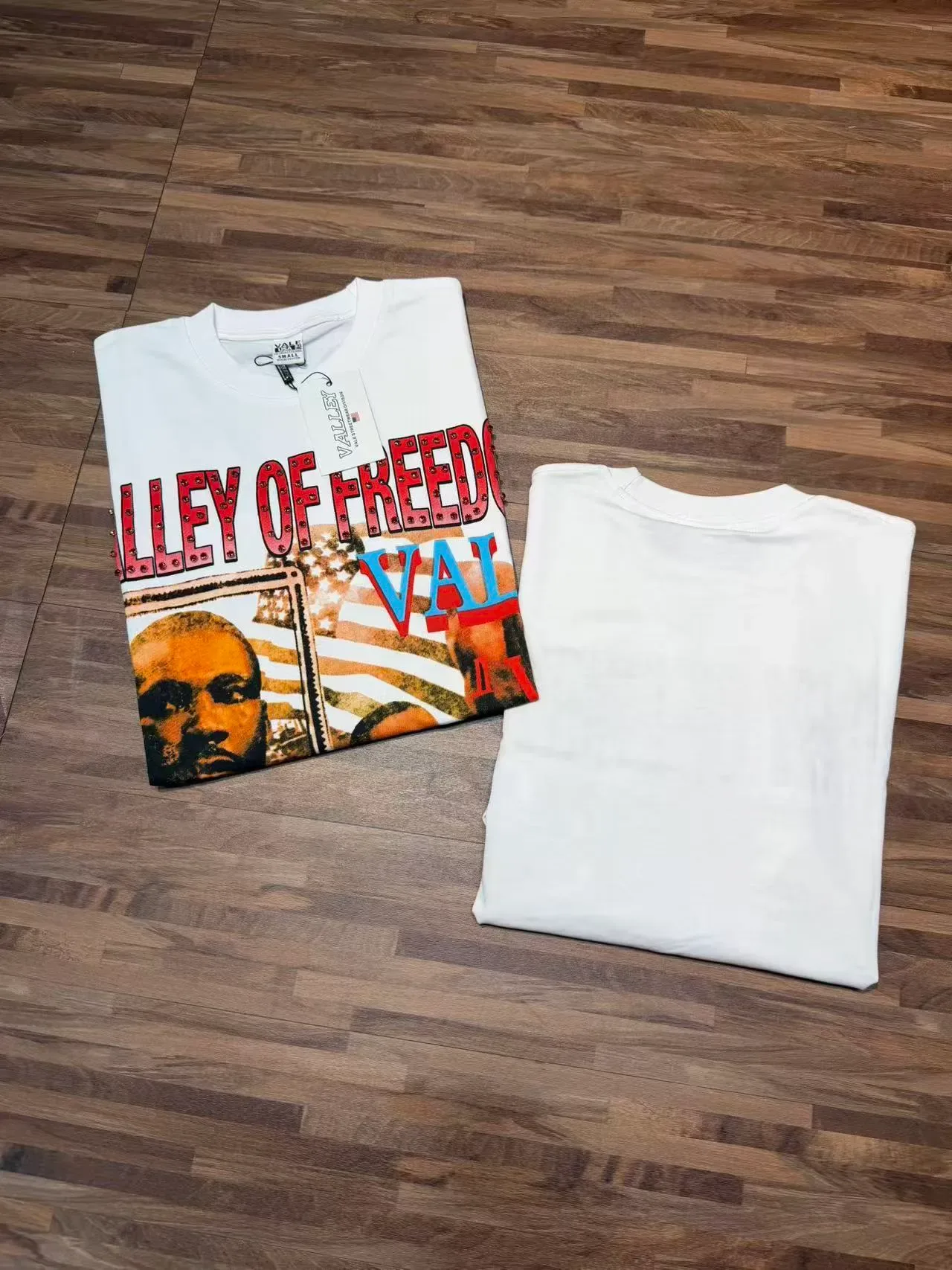 White Graphic-Print Oversized T-Shirt 4