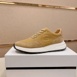 Givenchy City Sport Tan Suede and Leather Chunky Sneakers