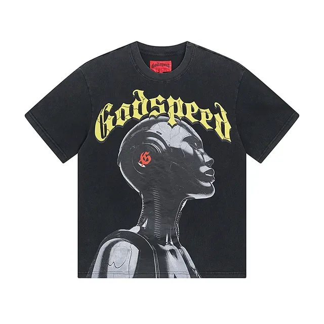 Godspeed Graphic Print Black T-Shirt 2