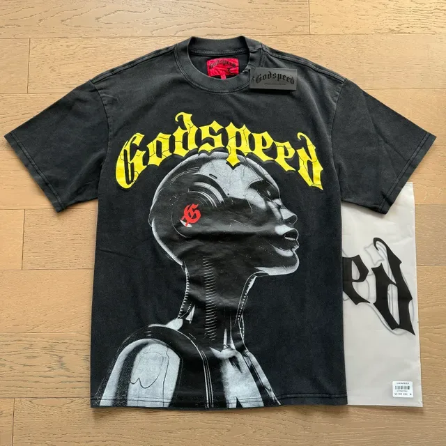 Godspeed Graphic Print Black T-Shirt 5