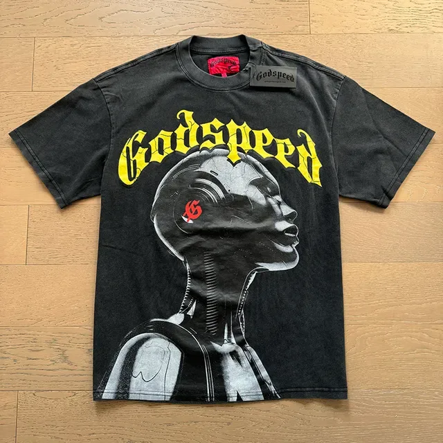Godspeed Graphic Print Black T-Shirt 6