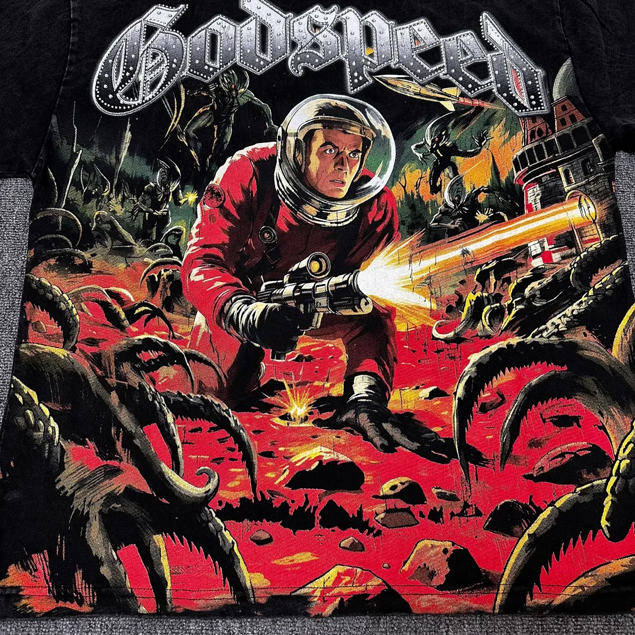 Godspeed Graphic-Print Crew-Neck Short-Sleeve T-Shirt 2