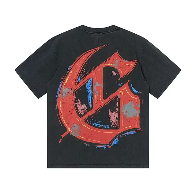 T-shirt Godspeed noir à imprimé graphique effet usé 3