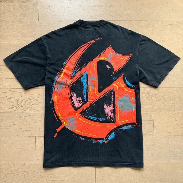 T-shirt Godspeed noir à imprimé graphique effet usé 7