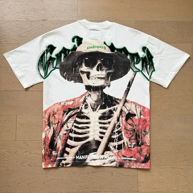 T-shirt oversize Godspeed imprimé graphique 7