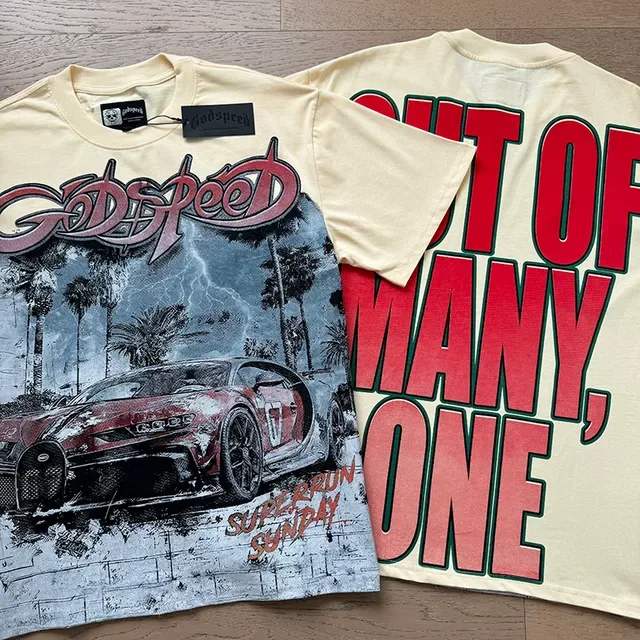 Camiseta com estampa gráfica Godspeed Out of Many One 4