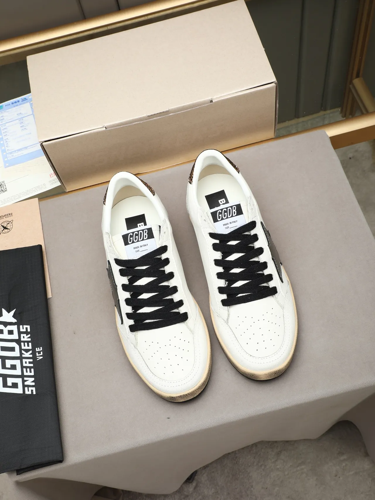 Golden Goose Ball Star White Silver Star Lifestyle Sneakers 2