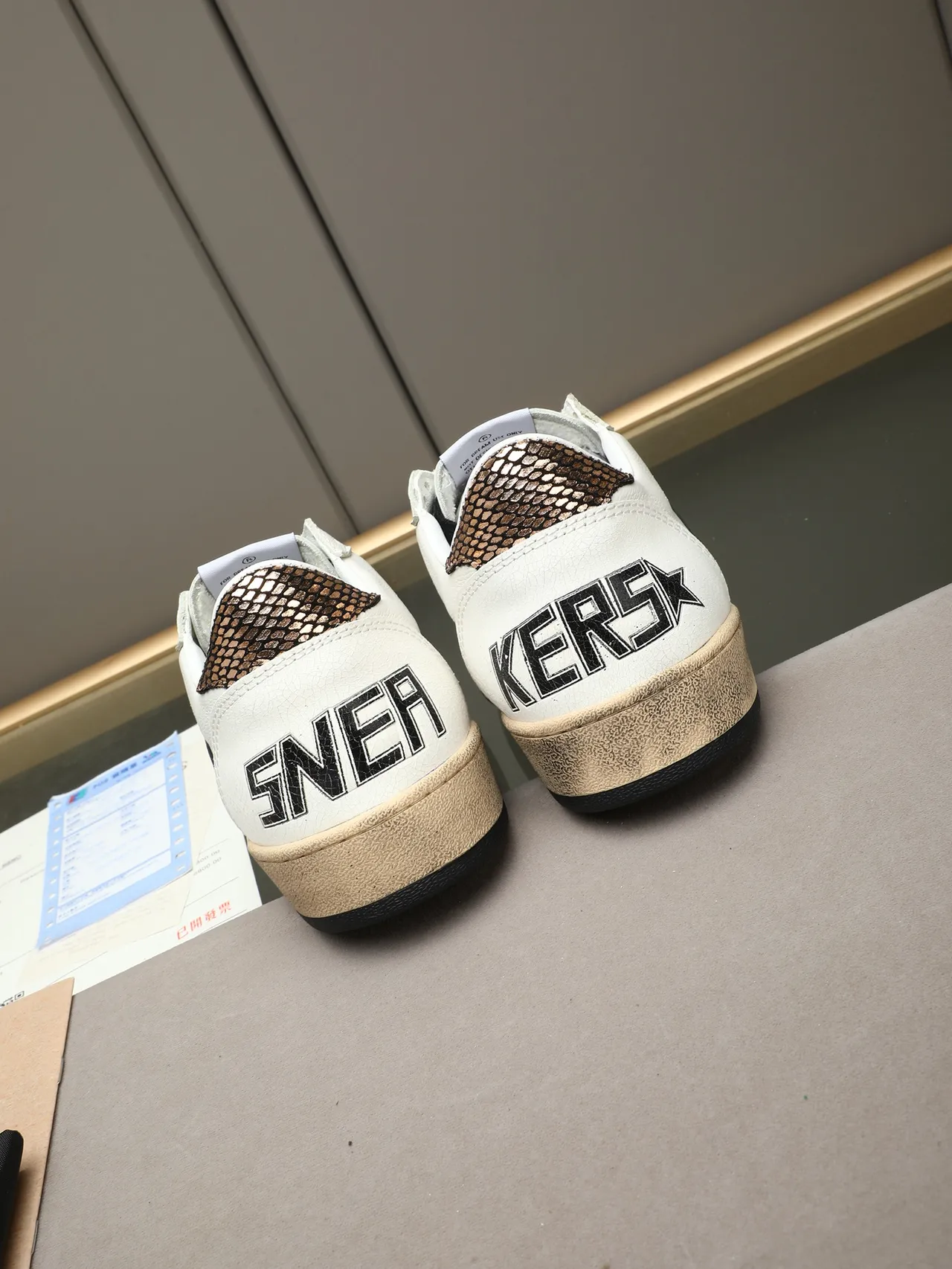 Golden Goose Ball Star White Silver Star Lifestyle Sneakers 3
