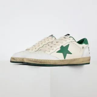 Golden Goose Super-Star Off-White e Green Star tênis lifestyle