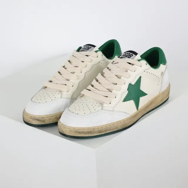 Golden Goose Super-Star Off-White y Green Star zapatillas lifestyle 2