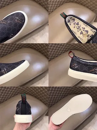 Gucci Ace Tiger bordado GG Monogram mocassins slip-on 9